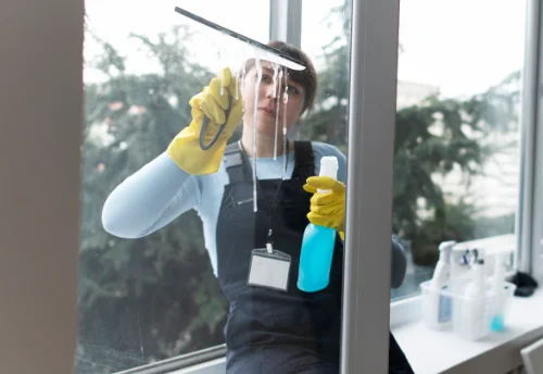 Nettoyage de vitres intérieures et extérieures à Angicourt
